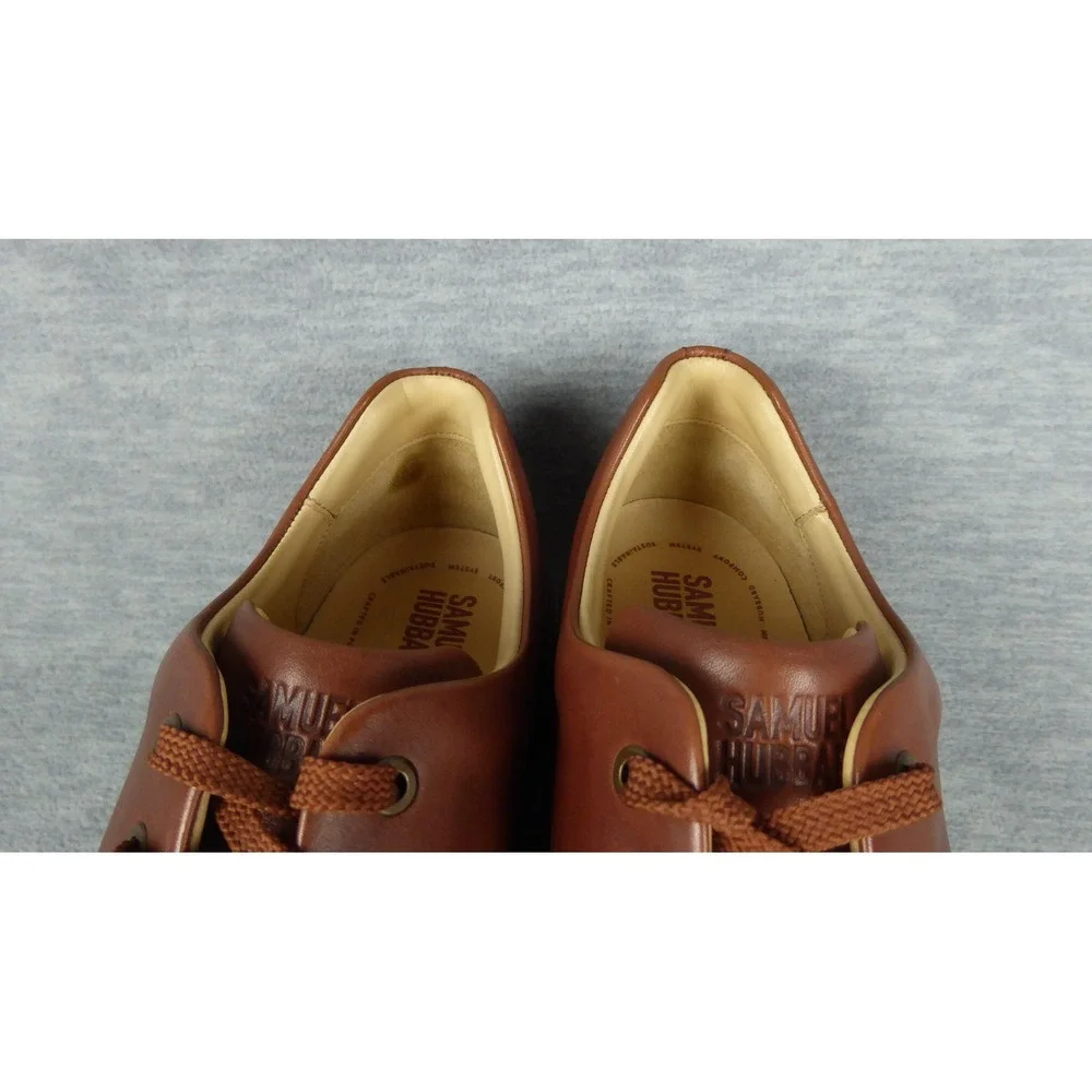 Samuel Hubbard Dress Fast Mens 13 M Cognac Leather Oxford Shoes M1310-165